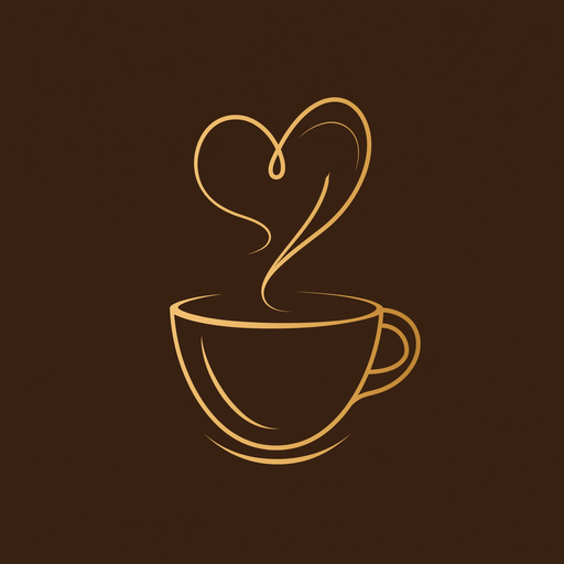 Brew Crush logo — a coffee cup with heart-shaped steam